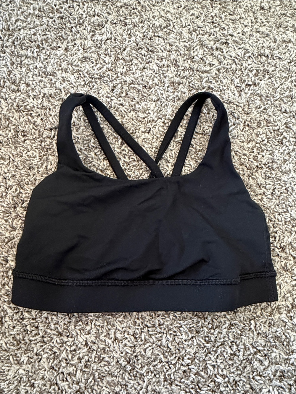 lululemon athletica Black Strappy Sports Bra